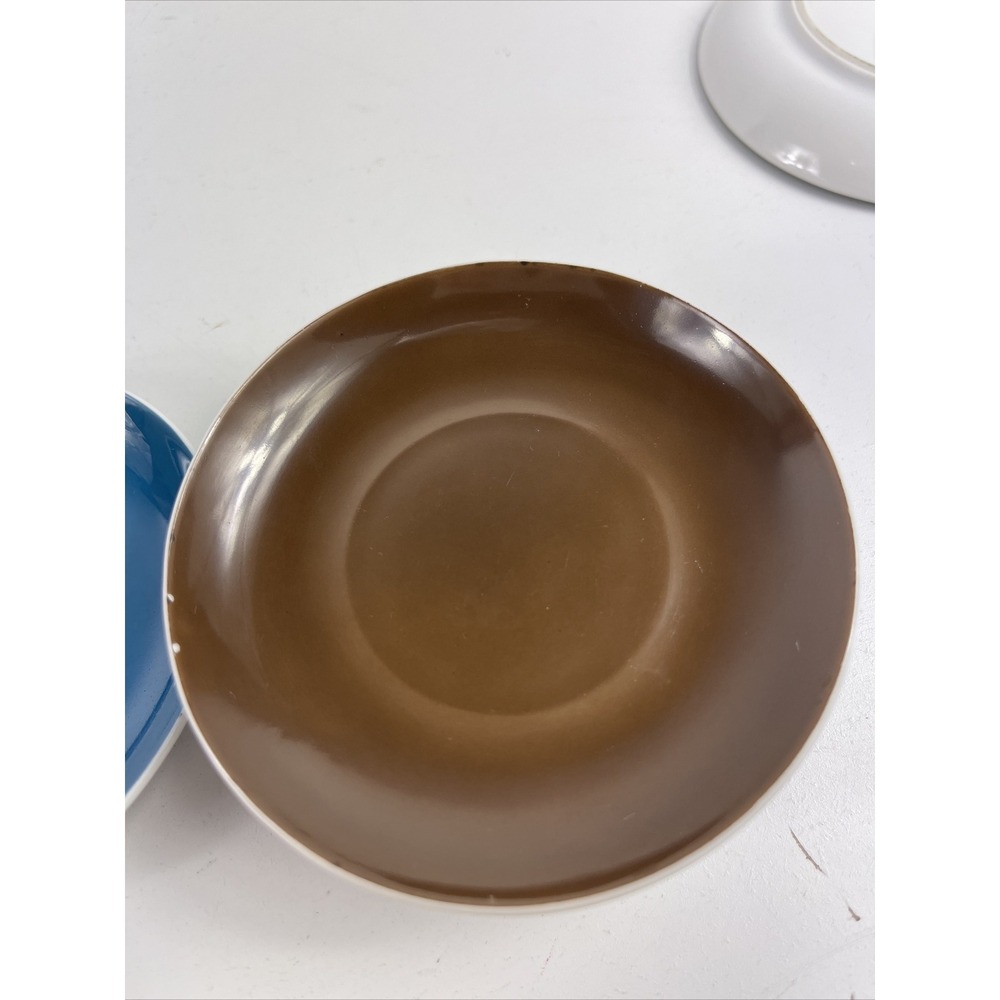 MCM Mid Century Set Of 5 Different Colored Sake, Espresso Drink Cups Atomic Vtg - Picture 16 of 16